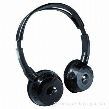 Auto Power off Function Infrared Wireless Headset with Stereo Sound and Swivel Design